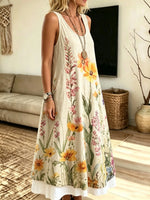 Women's Floral Print Tank Dress